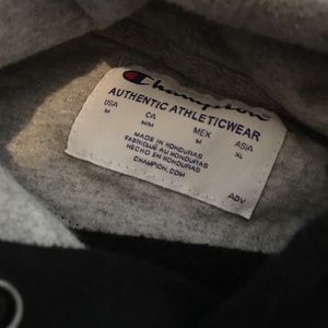 Black champion hoodie size medium very new